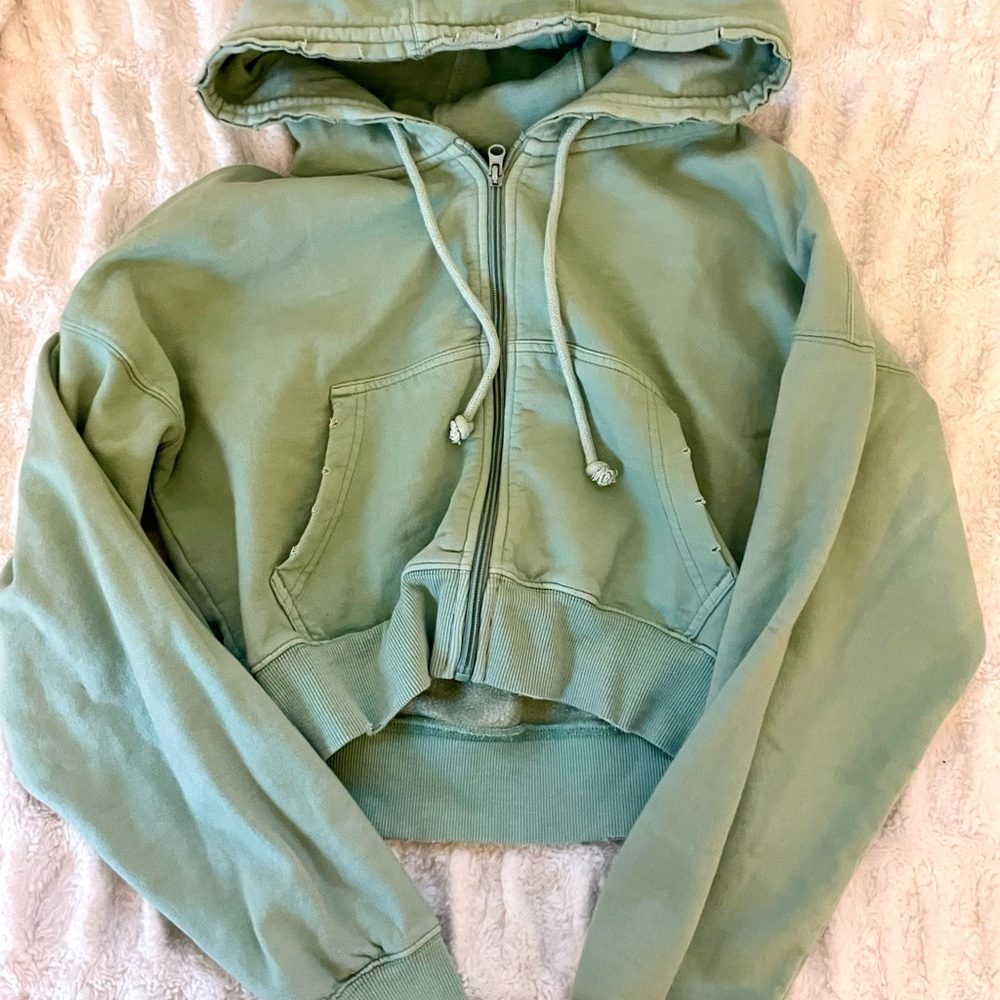 PacSun Light Green Hoodie